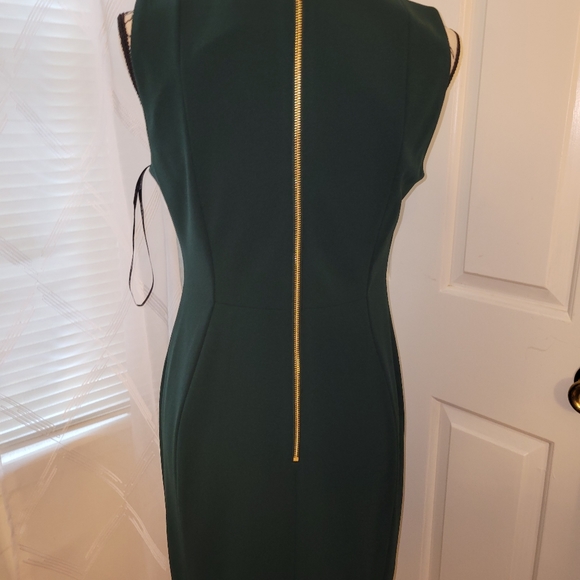 Calvin Klein Forest Green Dress - Picture 3 of 4